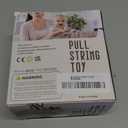 GOPO TOYS Baby Airplane Toys  Montessori Silicone Pull String Fidget for Babies 18 Months+  Travel Toy for Plane, Car, and Stroller  Teether & Sensory Play