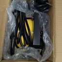 Greenhouse Heater with Thermostat, 1500W Outdoor Heaters for Patio, Fast Heating, Overheat Protection, Electric Space Heaters for Greenhouse, Grow Tent, Patio, Garage, Indoor（Yellow）