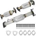 Catalytic Converter Compatible with 2008-2017 Buick Enclave, 2009-2017 Chevy Traverse, 2007-2017 GMC Acadia 3.6L 6 Cylinder 3 PCS Catalytic Convertor High Performance(EPA Compliant)