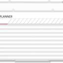 Lincia Aluminum Frame Dry Erase Board with Lines, Double Sided Wall-Mounted Whiteboard for Scheduling, to Do Lists & Weekly Planning, Reusable Calendar for Home & Work(Make Ready Board,36"x24")