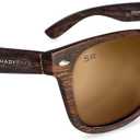 Shady Rays Classics | Classic Mens and Womens Sunglasses with Polarized Lenses (Brown)