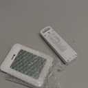 Indoor Outdoor Thermometer Wireless Weather Station, Temperature Humidity Monitor Battery Powered Inside Outside Thermometers with 330ft Range Remote Sensor and Backlight DisplayWH01 (White)