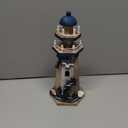 Anchor Wooden Lighthouse 10.6" High Nautical Themed Rooms Lighthouse