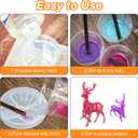 Purple Chunky Glitter, 14.11oz/400g Craft Glitter Powder for Epoxy Tumblers, Hair Face Body Eye Nail Art Festival, DIY Party Decorations