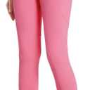 baleaf Girls' Soft Athletic Leggings (Medium, Hot Pink)