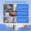 Upgraded WPW10300022 Refrigerator Ice Maker, Stable and Efficient Ice-making Performance, Compatible with Whirlpool Maytag Amana Kenmore Refrigerators, Replaces D7824706Q, 10549201, 10563707, 10563708