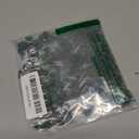 Mudder 200 Pieces 2.5v Replacement Winter Light Bulbs 50/100/150/200 Count Mini Incandescent Wire String Light Replacement Bulbs for Decoration Gifts(Green Base with Warm White)