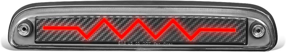 DNA MOTORING 3BL-FSPRAN99-3D-T5-LED-BK Black Housing Pulsating Line 3D LED High Mount 3rd Third Brake Light [Compatible with 93-11 Ranger / 99-16 F250-550 SD / 95-03 B2300 B2500 B3000 B400]