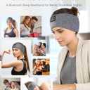 MUSICOZY Sleep Headphones Bluetooth Headband, 14 Hours Playtime, Sports Sweat Resistant with Hi-Fi Stereo for Workout Running