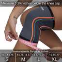 2 Knee Sleeves X-Large Black 5mm