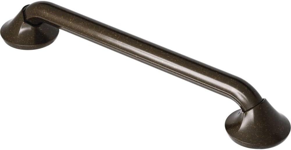 Moen YG2818ORB Bathroom Safety 18-Inch Stainless Steel Transitional Bathroom Grab Bar, Oil-Rubbed Bronze