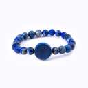 CNICK Tesla Key Bracelet Accessories: Effortlessly Lock, Unlock, and Start Your Tesla Model 3/Y/X/S with Style, The First Tesla Bracelet Accessory for Men and Women. (22cm / 8.7" Lapis)
