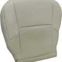 Driver Bottom Perforated Ecru Tan Microfiber Leather Seat Cover Fit for Lexus GX460 2010 2011 2012 2013 2014 2015 2016 2017#LA00 or LB00
