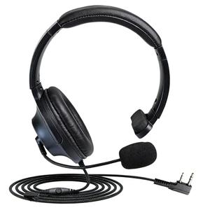 WODASEN UV-5R Single Side Noise Cancelling Radio Headset Overhead Cancellation Headphone with Boom Mic for Baofeng BF-F8HP BF-888S AR-152 UV-82HP Archsell AR-5 Kenwood Retevis RT21 RT27 Walkie Talkie
