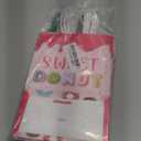 Yeaqee 24 Pcs Donut Bag Donut Party Favors Candy Bags with Handles 5.91" x 8.27" x 3.15" Sweet Doughnut Treat Candy Gift for Girls Kids Birthday Party Baby Shower Holiday Decorations