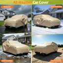 Hail Protector Car Cover, 7 Layers Thickened Cotton Padding SUV Car Covers, SUV-Length (201"-206")