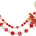 QTKJ Phone Charms Strap, Diamond Beaded Phone Charm, Wrist Strap Aesthetic CellPhone Keychain, Cute Beaded Lanyard for Women Bag Decoration, Car Keys, Camera,(Style 289