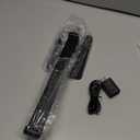 LED Desk Lamp for Home Office, 3 Levels Dimmable Desk Light with USB Charging Port, Small Study Lamp, Reading Light for Table, Black, 5000K