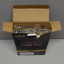 N9R 50PCS Gold Plastic Forks, Solid, Durable and Heavy Duty Plastic Forks Disposable, Perfect Plastic Utensils for Parties, Thanksgiving, Christmas and Daily Use