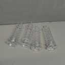 Rose Shadow LED Flameless Candles, 6PCS Romantic Battery Operated Candles Led Pillar Candles for Valentines Anniversary Wedding Christmas Decorations (White, D 2.5" x H 7.2")