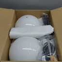 Halloween Decorations Outdoor & Indoor Decor - 2 Pack 59-inch Remote Control Spooky Ghost String Lights with Witch Hats, Halloween Lights for Porch, Yards, Patio, Garden Lawn, Party