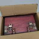 Retro Vintage Storage Box - European Handmade Jewelry Trinket Organizer - Decorative Wooden Treasure Chest