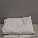 Beige White Linen Full Blackout Curtains 84 Inches Long, Viral Pinch Pleated Curtains with Hooks Thermal Insulated Boho Drapes for Living Room/Bedroom Window Treatment (40" Wx84 Lx2 Panels) (Lightbirch)