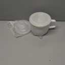 Adewnest Ceramic Soup Bowl with Lid & Handle: 32 oz Microwave Safe Food Container for Ramen Noodles Cereal Leftovers - Extra Large Mugs for Breakfast Lunch Picnic Camping - White, Set of 1