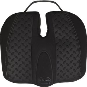 Dr. Scholl's Max Support Charcoal-Infused Posterior Seat Cushion, Memory Foam — Black