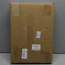 Tall Ottoman with Storage, Faux Leather Collapsible Slim Folding Ottoman Furniture with Handles Lid for Room Footrest Foot Stool, White 16.5x16.5x11.8in