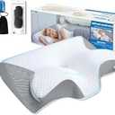 WRSFXV 2026 New Pillow Breathable 100% Memory Foam, 2 in 1 Memory Foam Pillows, Not Stuffy, Lightweight for Side & Back Sleepers (White)