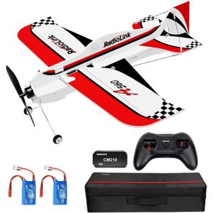 Radiolink A560 Ready to Fly (RTF) 3D RC Airplane 580mm Wingspan with Byme-A Gyro FC, 6 Flight Modes, Brushless Motor 15A ESC RC Plane, T8S Mode 2 & R8XM Voltage Telemetry for Beginner or Experienced