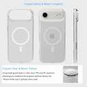 Classic Hybrid Magnetic iPhone 17 air Case Phone Case Cover, Screen Protectors X1, Compatible with Magsafe, Anti Yellowing,Slim,Shockproof, Protective (Transparent Crystal, iPhone 17 air)