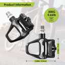 SPD Pedals, Bicycle Pedals, Road Bike Pedals, Clipless Pedals, Peloton Pedal, SPD SL Pedals, Clip in Cycling Pedals, Premium Replacement Accessories Gift