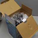 Coffee Pot 6 Cup Electric Espresso Coffee Maker Italian Moka Maker 300ml Portable Aluminum Espresso Machine Cafetera Moka Pot with Detachable Base, Gift for Home Travel(Black)