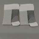 Neuropathy Socks for Women and Men, Soothe Compression Socks for Neuropathy Pain, Ankle Brace Plantar Fasciitis Socks for Relief of Foot Pain Swelling, Achilles Tendonitis (White,S/M)