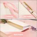 Sun & Moon Journals for Women Men, A5 Hardcover Notebooks for Writing for Work, Travel, School,318 Numbered Pages, 5.8x8.4 (Ruled, Pink)