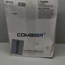 Combier Bidet Toilet Seat with Heated Warm Water & Nozzle Wash, Auto-Dry, Quiet Close Lid, Wireless Remote - Electric Bidet Seat 102S-B(Elongated)