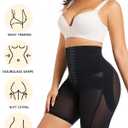 WLWLNUXI Shapewear Tummy Control Shorts for Women (Black, Large) (Black)
