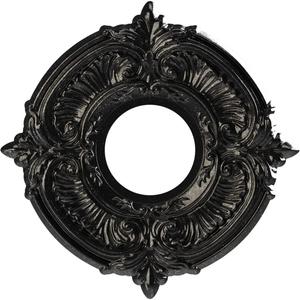 Ekena Millwork 10"OD x 3 1/2"ID x 3/4"P Attica Thermoformed PVC Ceiling Medallion (Fits Canopies up to 4 1/8"), Textured Metallic Galaxy
