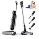 5-in-1 Combo Cordless Wet Dry Vacuum Cleaner - Lightweight Multi-Function Mop & Vacuum for Hard Floors & Carpets, Self-Propelled Vacuum Mop All in One for Whole-House Cleaning