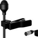 J K MIC-J 044 Lapel Microphone Lavalier Microphone Compatible with Audio Technica Bodypack Transmitter
