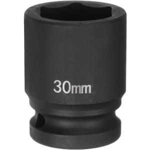 HARFINGTON 6-Point Impact Socket 3/4" Drive 30mm Metric 40Cr Alloy Steel Spindle Axle Nut Impact Socket