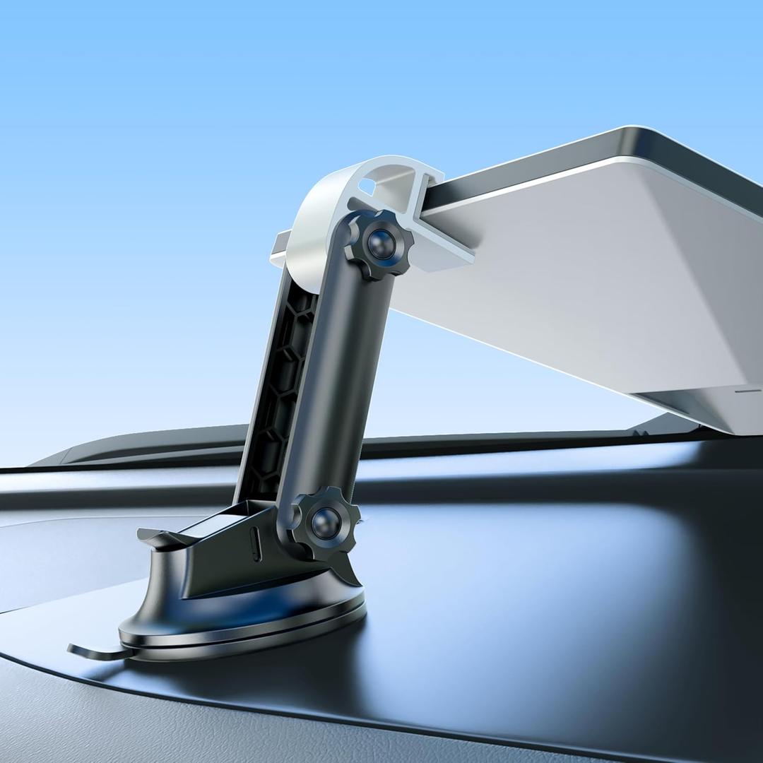 Starlink Mini Car Mount for Dashboard, cuarko Starlink Mini Mounting Kit, [Sticky Suction Base, Angle-Adjustable, Secure Hold] Car Suction Cup Mount Ensures Stable Setup While Driving