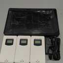 Weather Station Wireless Indoor Outdoor Thermometer with 3 Remote Sensors and Color Display Atomic Clock, Weather Thermometer Forecast Station with Sunrise Sunset Time and Tide Level