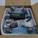 Houseables Shipping Scale, Platform Scale, Industrial, Heavy Duty, 400 LB, Weight Machine for Luggage, Packages, Postal, Floor, Commercial, Package, Business, Weighing, Large Platform, Digital, 22x18
