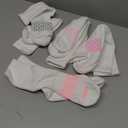 Hanes womens Cushioned Crew Socks, Absolute Active Crew Socks for Women, Seamless Toe, 4-pairs
