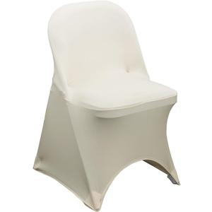 Magalo 100 Pack Ivory Spandex Folding Waterproof Chair Cover, Stretch Chair Cover Protector for Wedding, Party, Dining Banquet and Other Special Events, Size: 100PCS, 
Product Dimensions	18"D x 15"W x 19"H