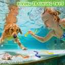 Sratte 8 Pcs Pool Diving Toys Water Snake Toy Pool Snake Underwater Swimming Games for Toddlers Kids Boys Girls Teens Adults