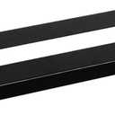 Small Guitar Pedal Board 15.7 x 4.9 inches Guitar Pedalboard (Not Include Carry Bag) (Black)